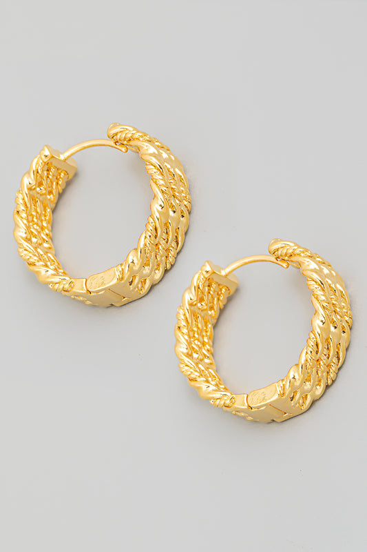 Three Braid Hoops