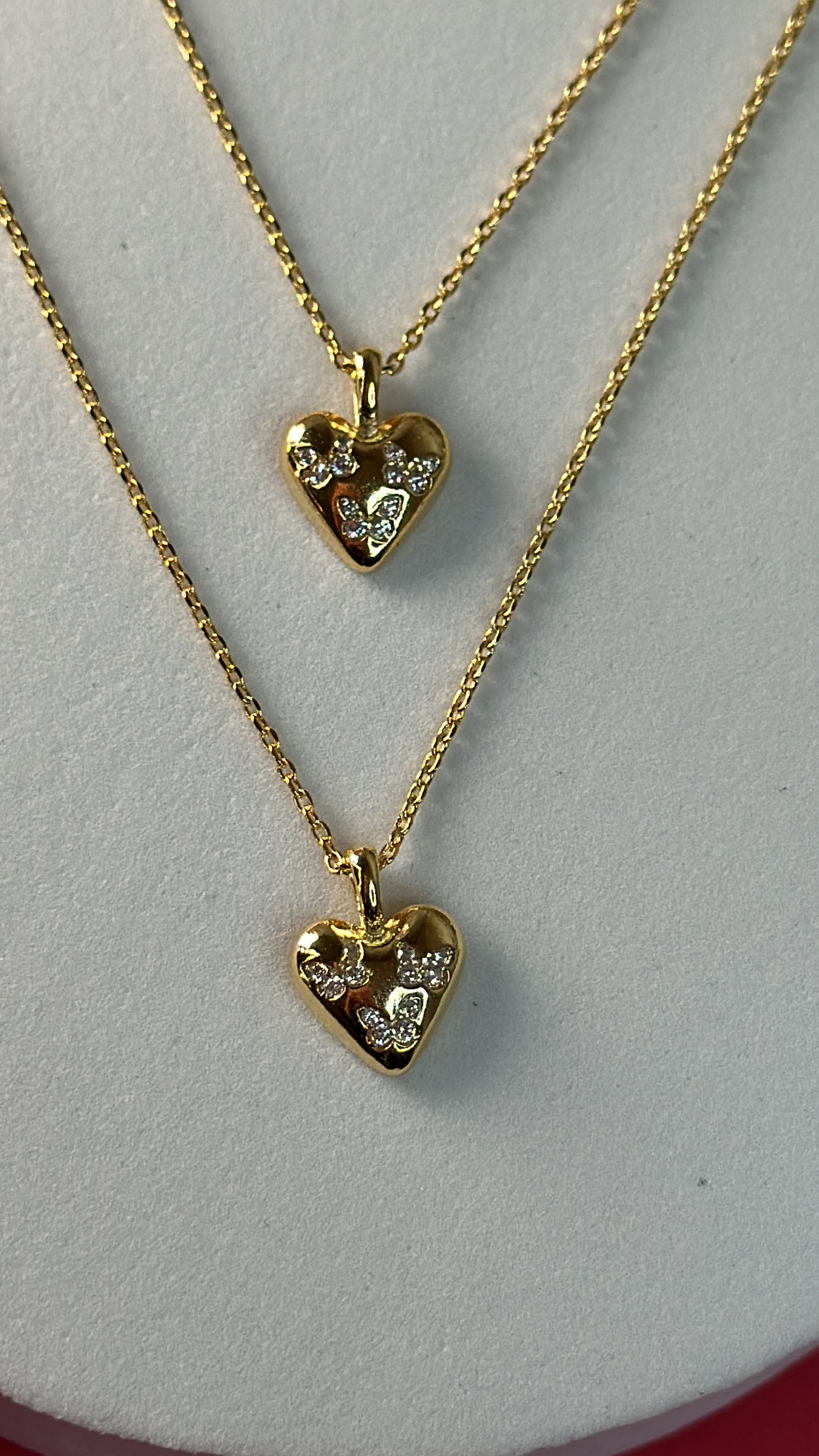 Butterfly Heart Necklace