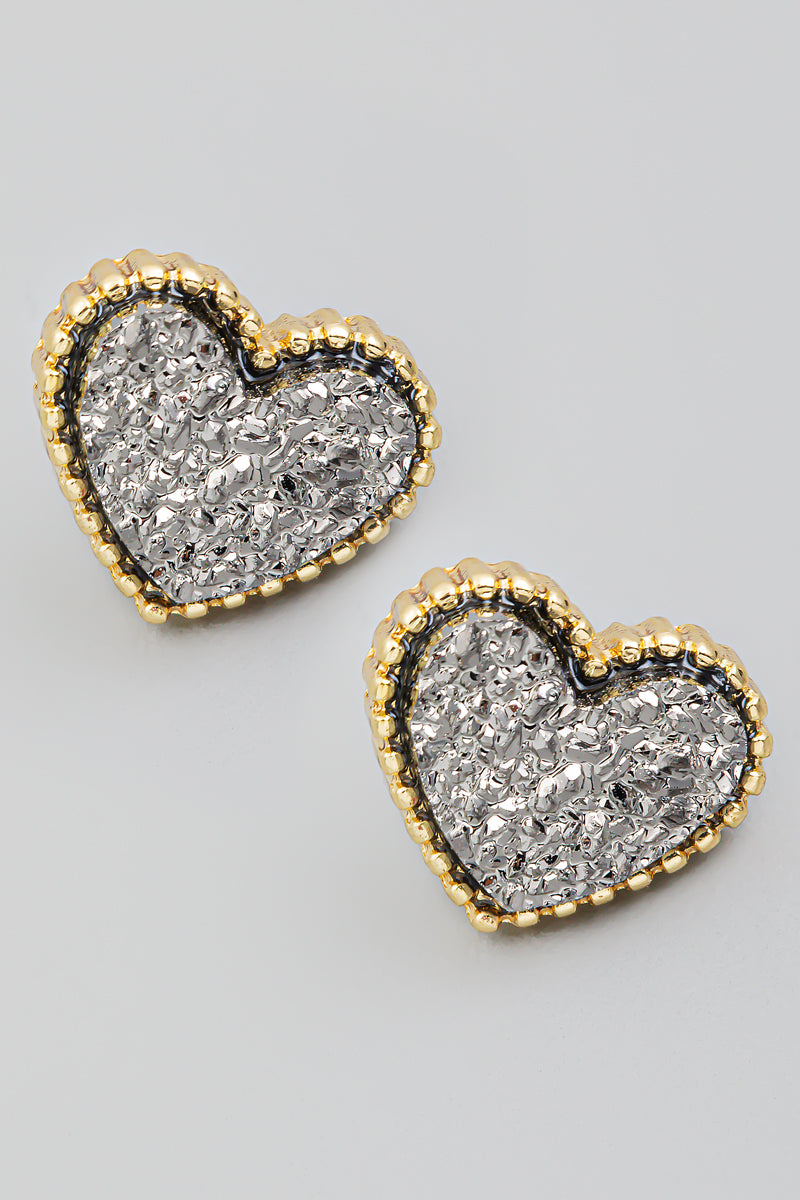 Amar Mini Druzy Heart