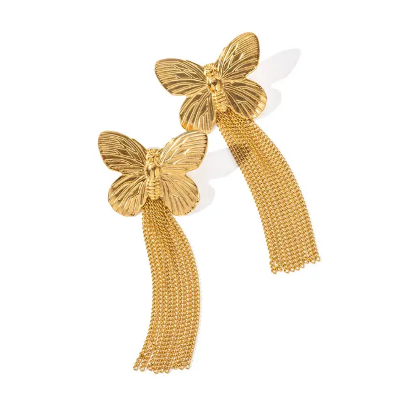 Butterfly Tassel Earrings