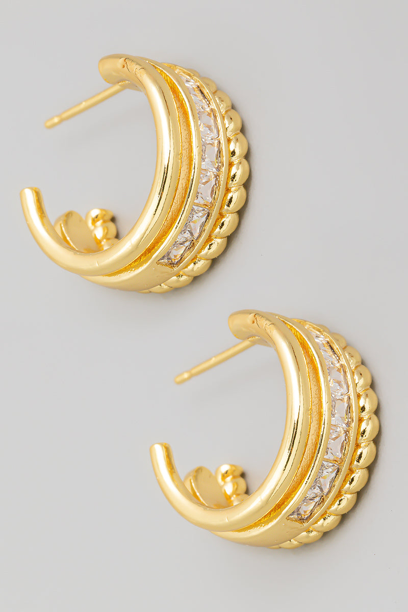 Triple Circle  Hoops